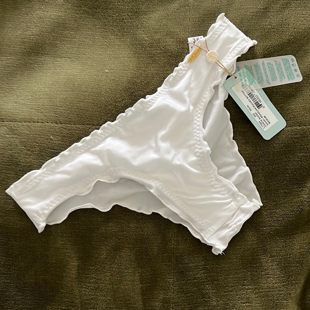 White bikini bottoms luli fama